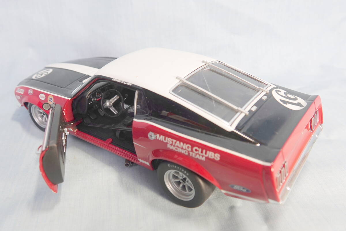 1/18 GMP/Welly 1969 Ford Trans-Am Mustang BOSS 302 GEORGE.FOLLMER #16_画像9