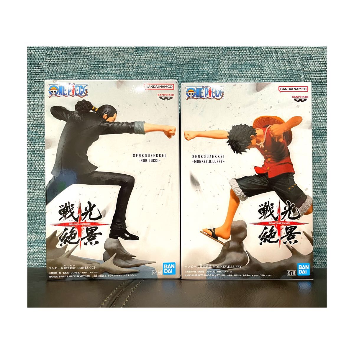 ワンピース戦光絶景 ロブルッチ&ルフィフィギュア2個セット