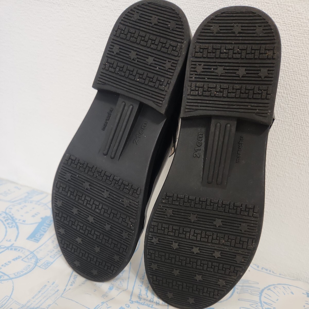 21cmパンプス　黒　靴　フォーマル_画像7