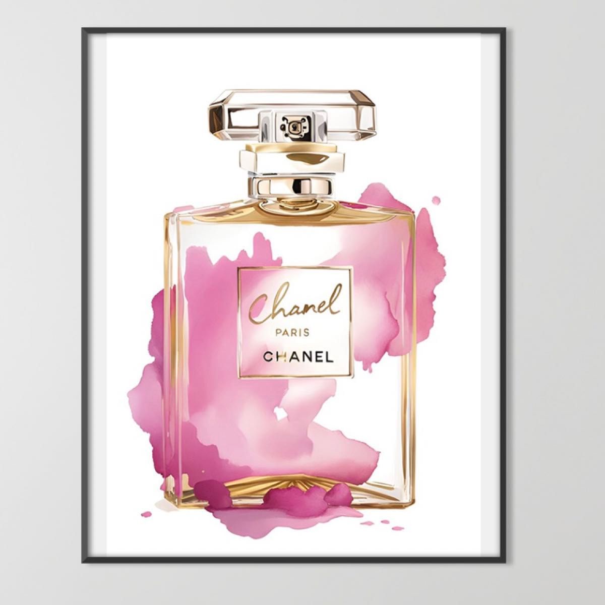 H087 アートポスター CHANEL シャネル インテリア ピンク 香水 H087 アートポスター CHANEL シャネル インテリア ピンク 香水