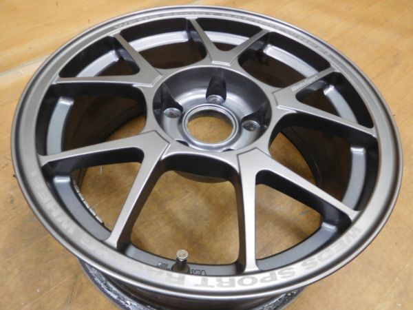 14-288◆希少 軽量★Weds Sport TC-005★16in7J+30★バーフェン EKシビックR,インテグラR,スイフトスポーツ◆TE37 CE28 TYPE-C_画像6