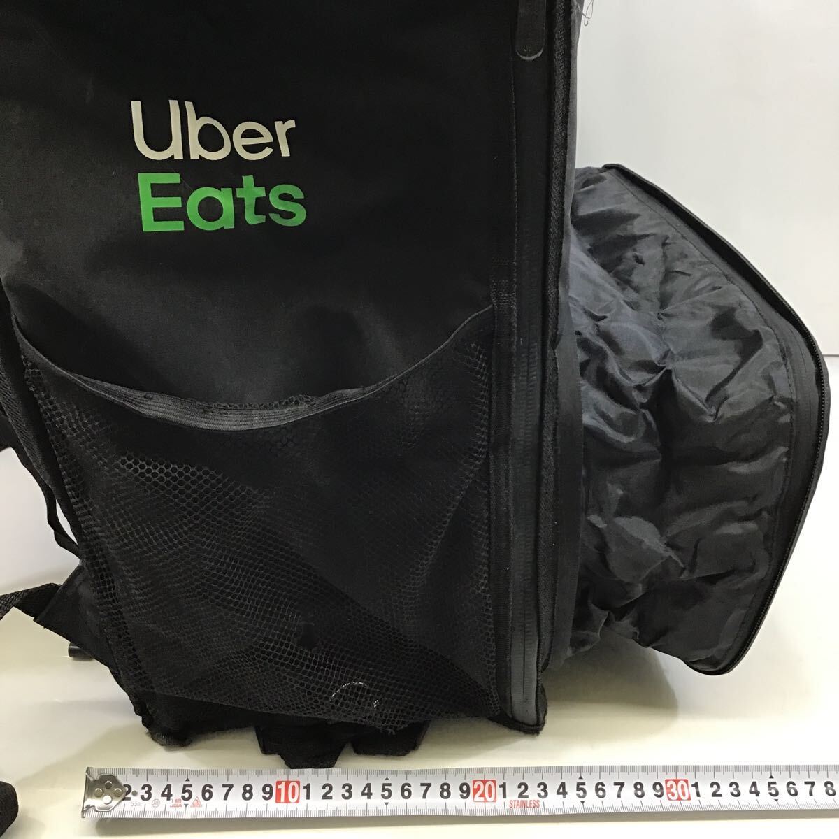 （C8）【同梱可】1スタ Uber Eats 配達バッグ リュック 保温 保冷 デリバリーバッグ ウーバーイーツ デリバリー _画像4