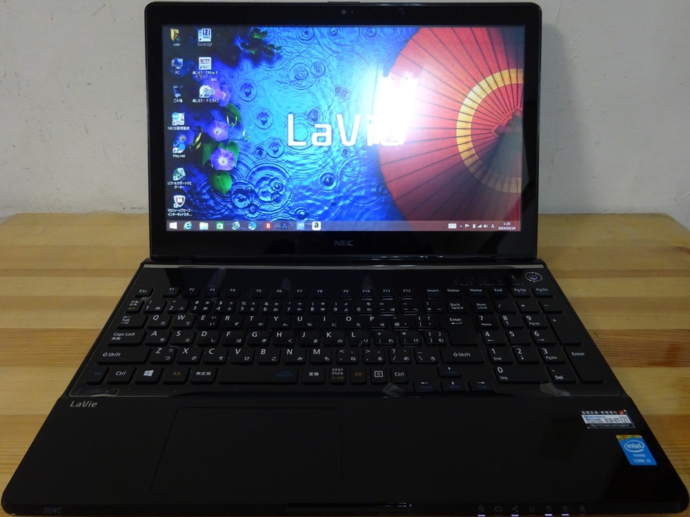 NEC ノートパソコン LaVie S PC-LS550NSB/Core i5-4200M 2.5GHz/8GB/1000GB/BD/中古特価良品_画像2