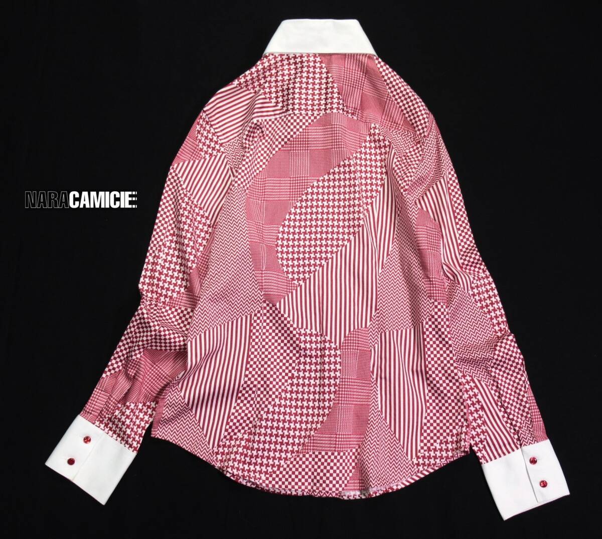  Nara Camicie NARACAMICIE большой размер Ⅳ замечательный переключатель рубашка 