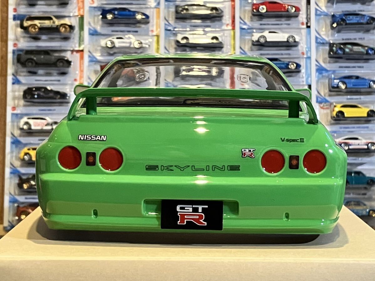 タミヤ ラジコン 日産スカイラインGT-R 塗装済 スペアボディ R32 ライトグリーン_画像3