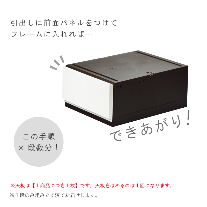 衣装ケース 収納ケース プラスチック 引き出し チェスト 3段 押入れ 衣替え ク ローゼット おしゃれ リップス523（ダークブルー）_画像8