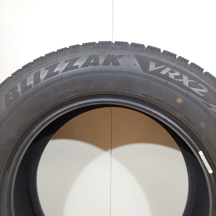 BRIDGESTONE ブリヂストン 195/65R15 91Q BLIZZAK VRX2 冬タイヤ スタッドレスタイヤ 4本セット [ W2729 ] 中古タイヤ_画像7