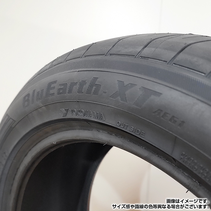 【2023年製】 YOKOHAMA 235/55R18 100V BluEarth-XT AE61 ブルーアース ヨコハマタイヤ サマータイヤ 夏タイヤ ノーマルタイヤ 4本セット_画像5