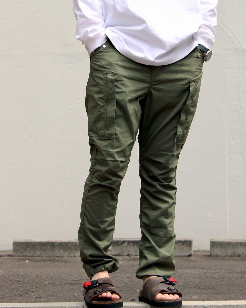 nonnative TROOPER 6P TROUSERS RELAXED FIT C/P RIPSTOP STRETCH COOLMAX OLIVE_画像3