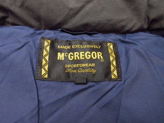 s3535　美品　McGREGOR　マグレガー　メンズ　ダウンベスト　スポーツウェア　アウター　防寒　Lサイズ　リバーシブルベスト_画像4