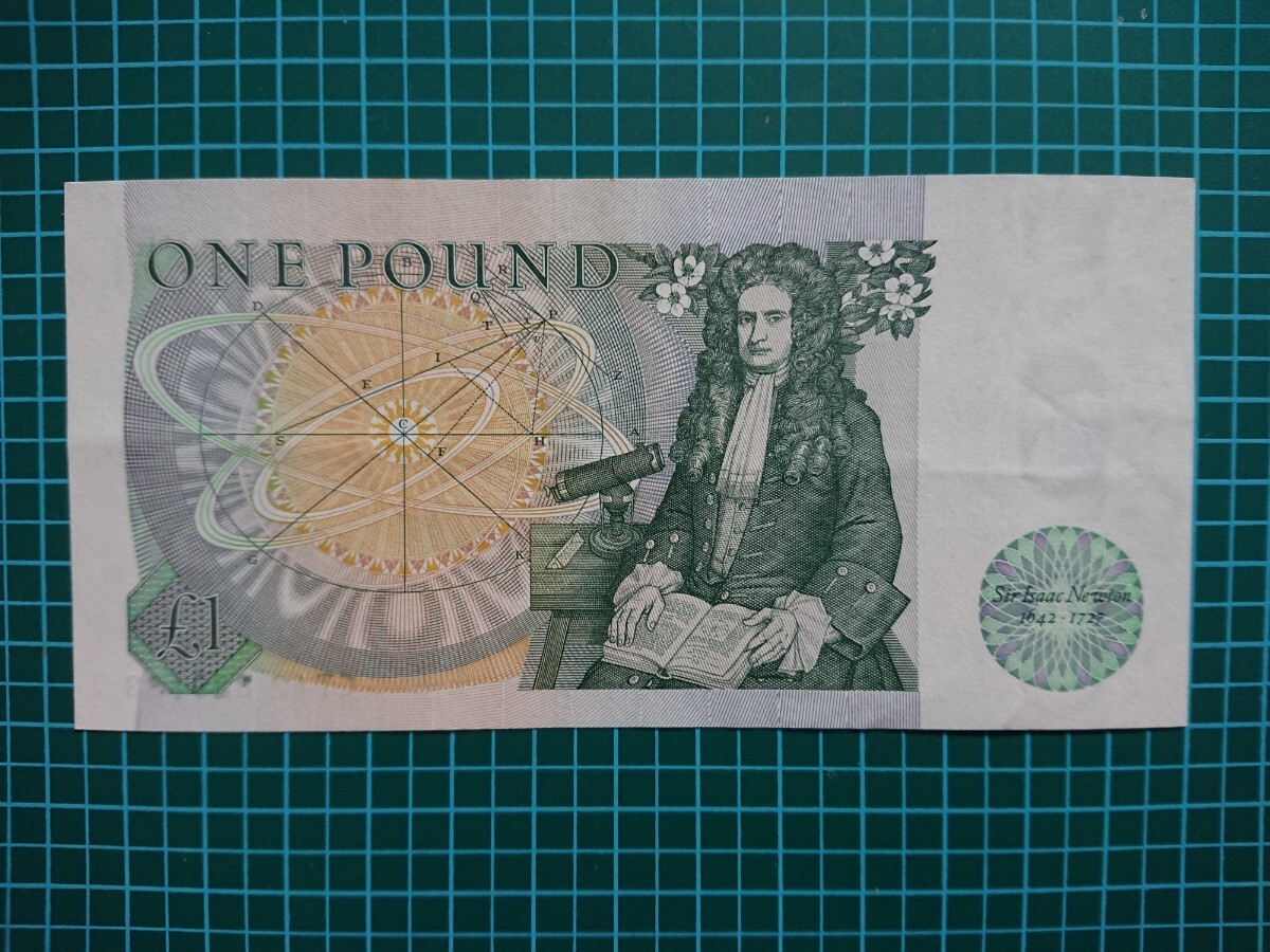 イギリス 1ポンド紙幣 1971〜1982年_画像2