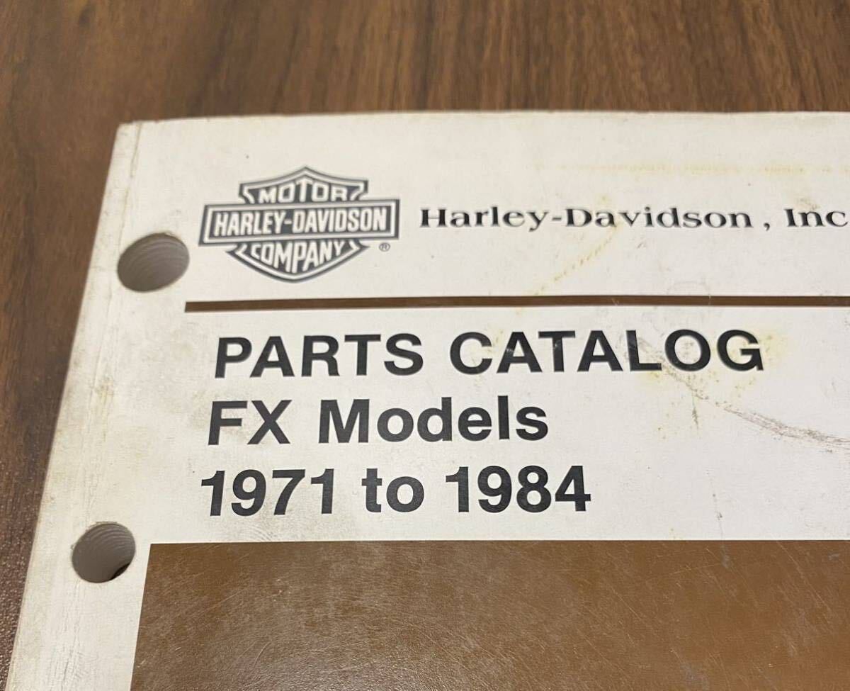 ハーレーダビッドソン FXモデル パーツカタログ 99455-83C 1971年〜1984年 英語版_画像6