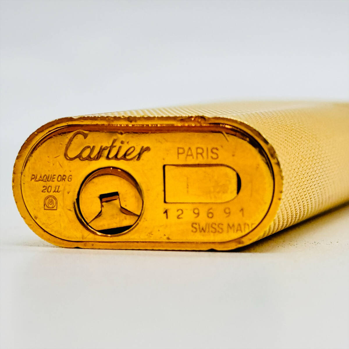 Cartier カルティエ ライター ゴールドカラー 14988 1円出品 高級 ブランド 喫煙具 ガスライター おしゃれ かっこいい タバコ 煙草_画像8