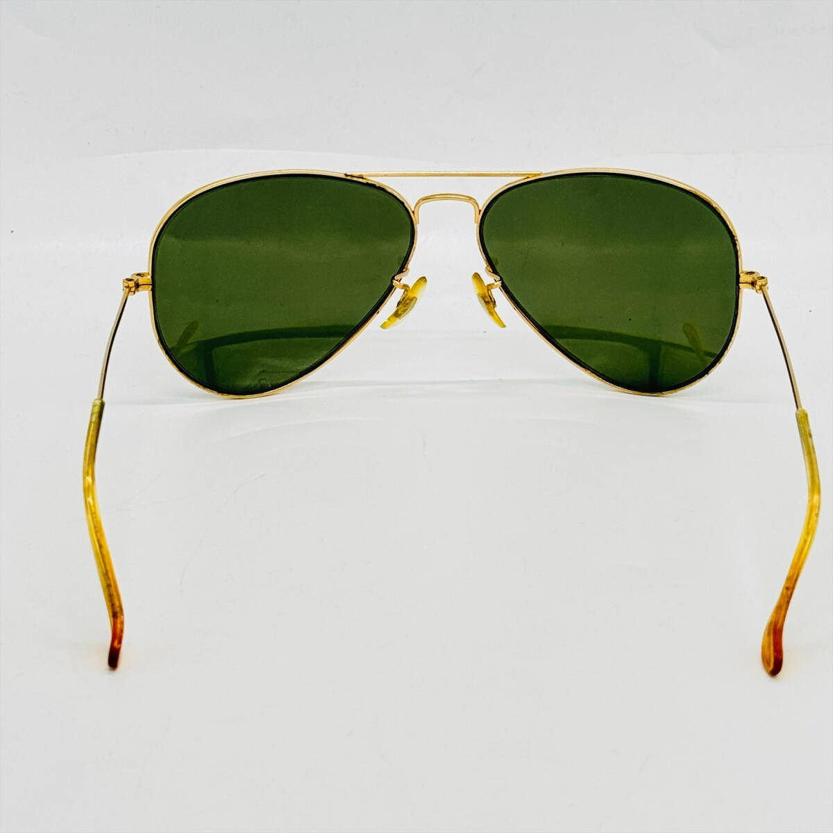 Ray-Ban RayBan солнцезащитные очки Teardrop Vintage USA зеленый линзы с футляром 15074 1 иен лот Gold цвет симпатичный 
