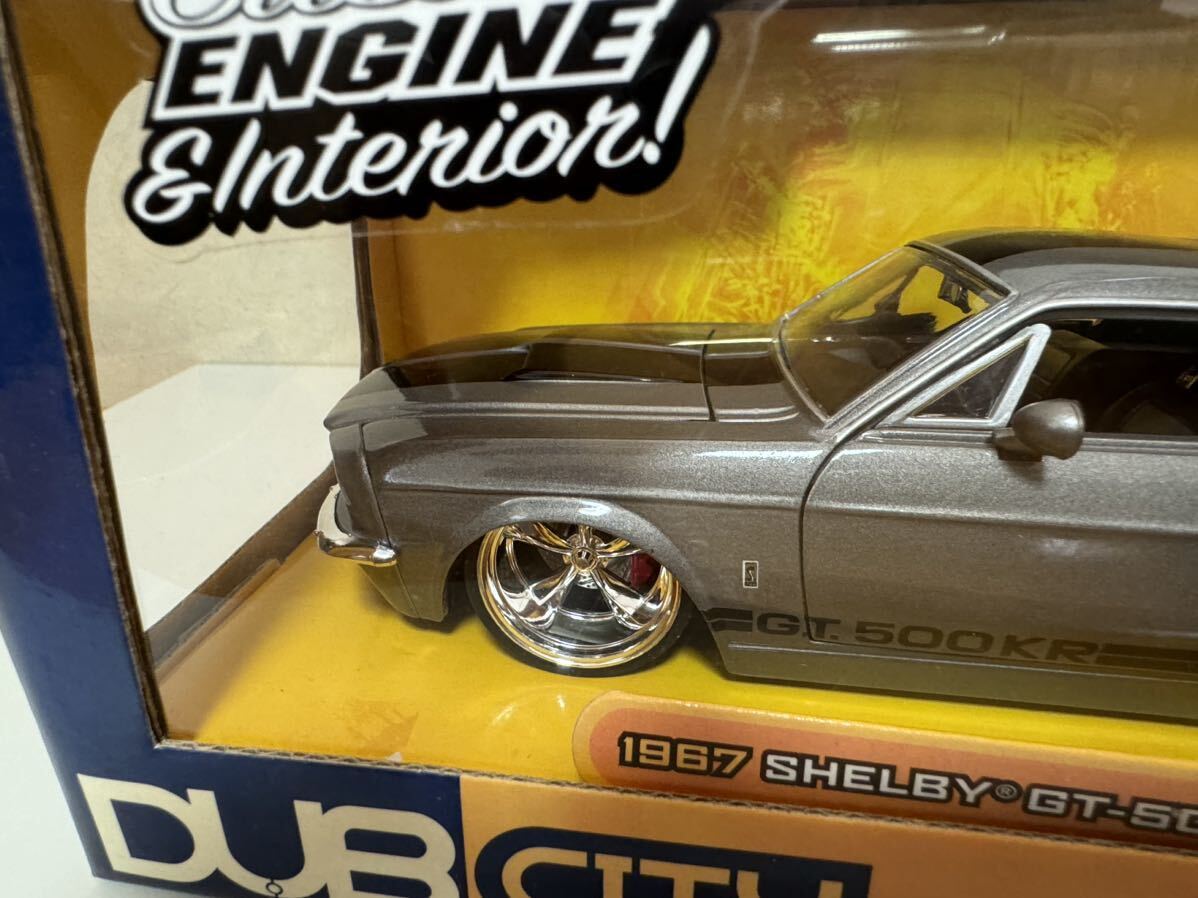 BIGTIME MUSCLE 1/24スケール ’67 SHELBY GT-500KR ガンメタ_画像3