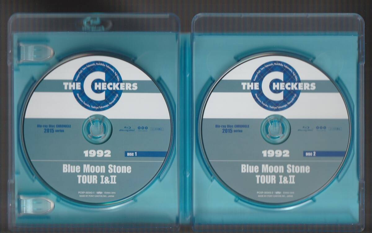 即決 送料込み Blu-ray 2枚組 THE CHECKERS チェッカーズ 1992 Blue Moon Stone TOUR Ⅰ&Ⅱ ブルーレイ 藤井フミヤの画像2