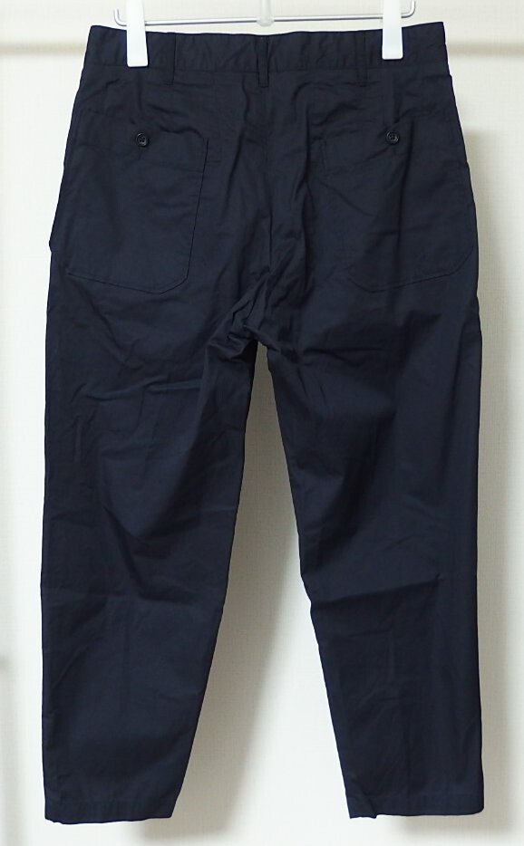 20SS Engineered Garments エンジニアードガーメンツ Carlyle Pant High Count Twill カーライル パンツ S 紺_画像2