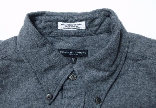20AW Engineered Garments engineered garments 19th BD Shirt Brushed Twill кнопка down рубашка S