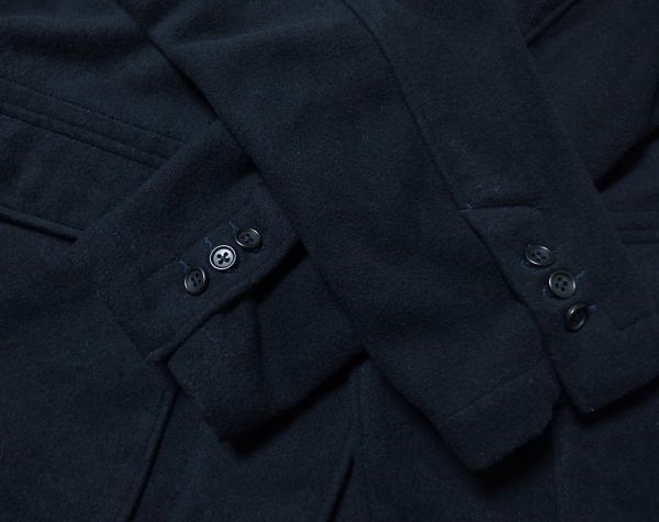 23AW Engineered Garments エンジニアードガーメンツ Loiter Jacket Wool Polyester Heavy Flannel ロイター ジャケット S 紺_画像8
