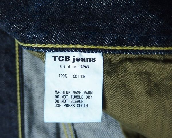 TCB jeans S40's Jeans 大戦モデル デニム W40_画像3
