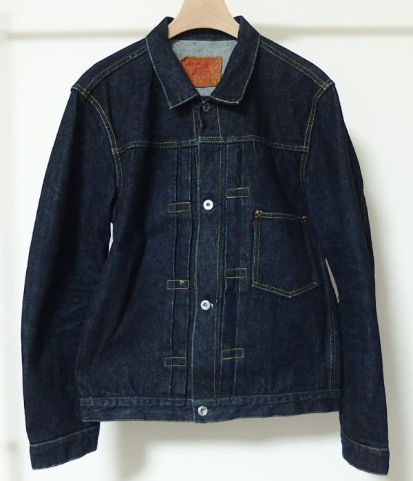 TCB jeans S40's Jacket 大戦モデル デニム ジャケット T BACK Gジャン 42_画像1