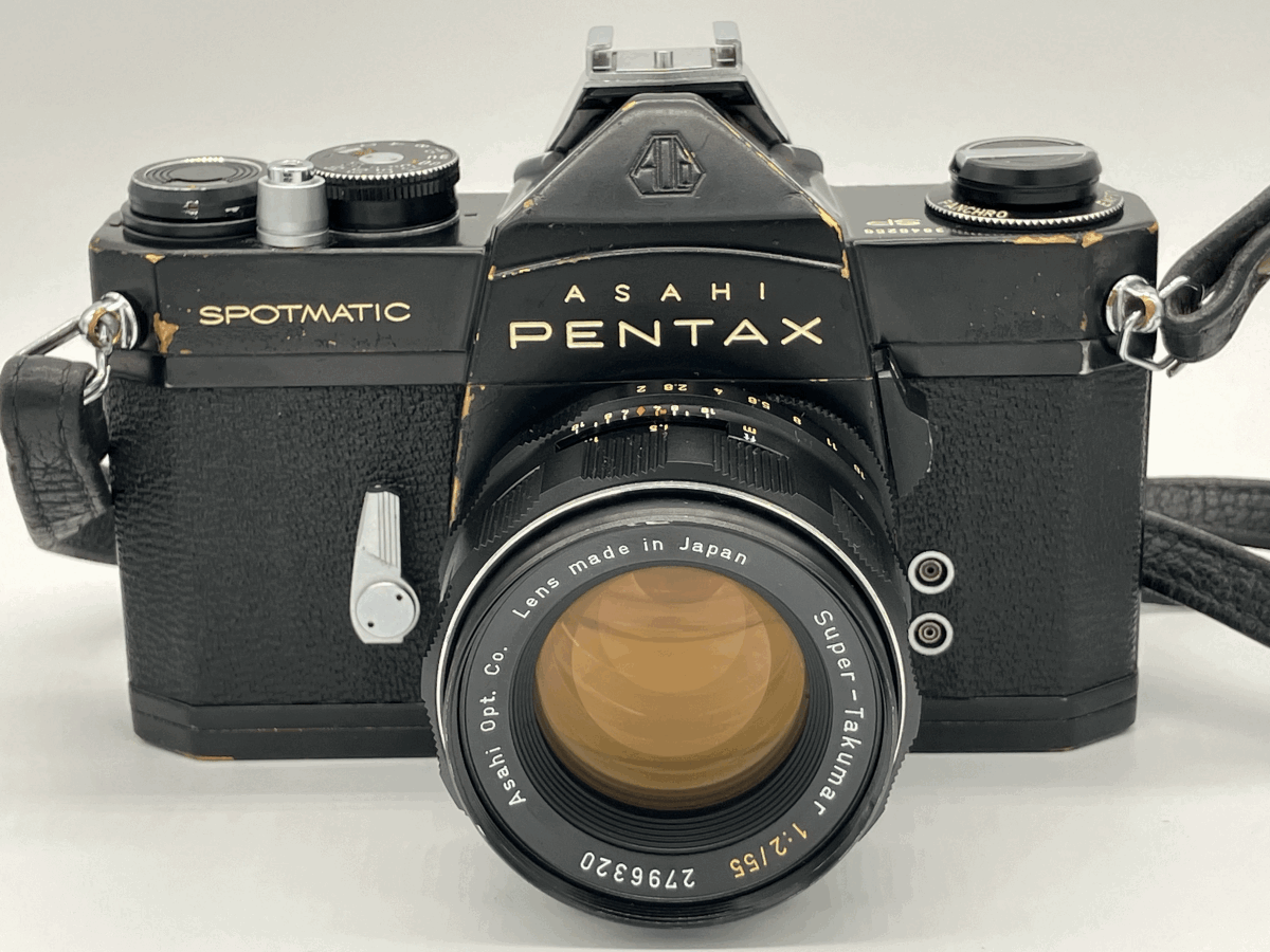 ★希少品★ ペンタックス PENTAX SP SPOTMATIC ボディレンズセット 1:2/55mm #03,4000_画像4