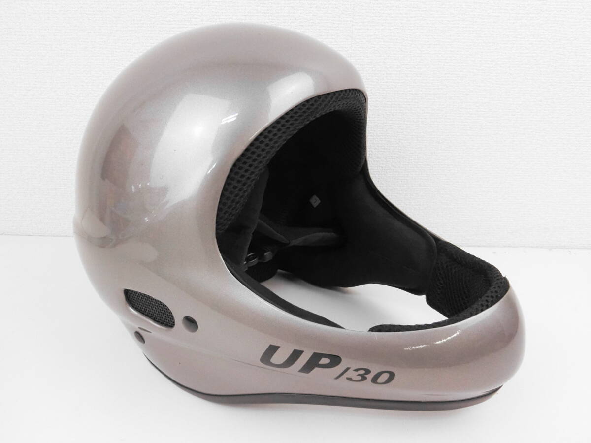 [ unused outlet ] paraglider for helmet UP/30 Brown silver L size 