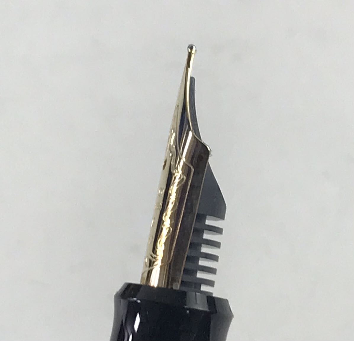 1000円〜●★筆記未確認★ 万年筆 PILOT パイロット 蒔絵 鶴 國光会 ペン先 14k585 中字 M インクセット ★okoy2551237-280★op3486_画像4