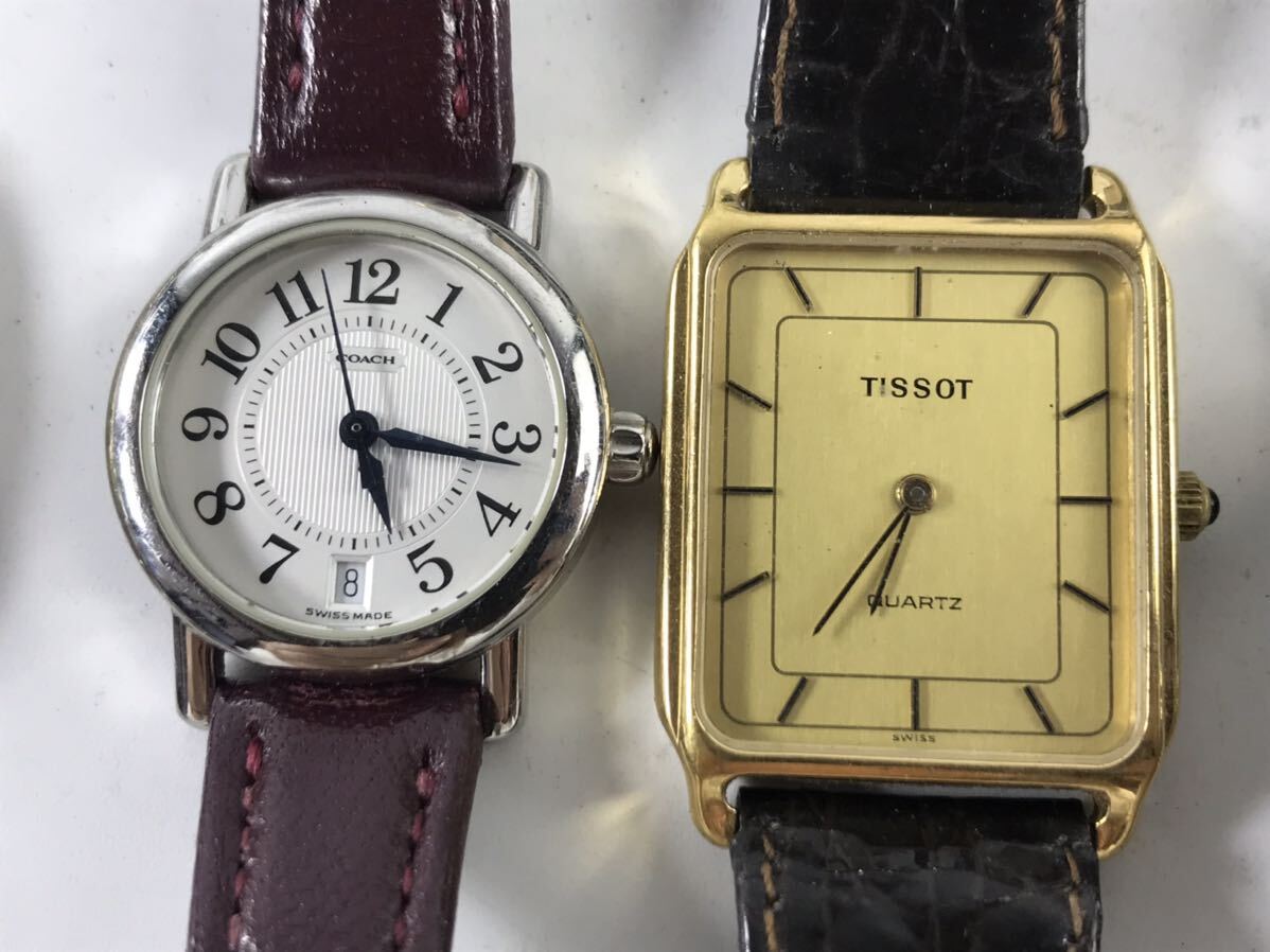 1000円〜●★稼働未確認★ 腕時計 置時計 ブランド 色々 コーチ ジバンシィ TISSOT ケイトスペード 他 まとめ ★okoy2495556-79★op3465_画像4