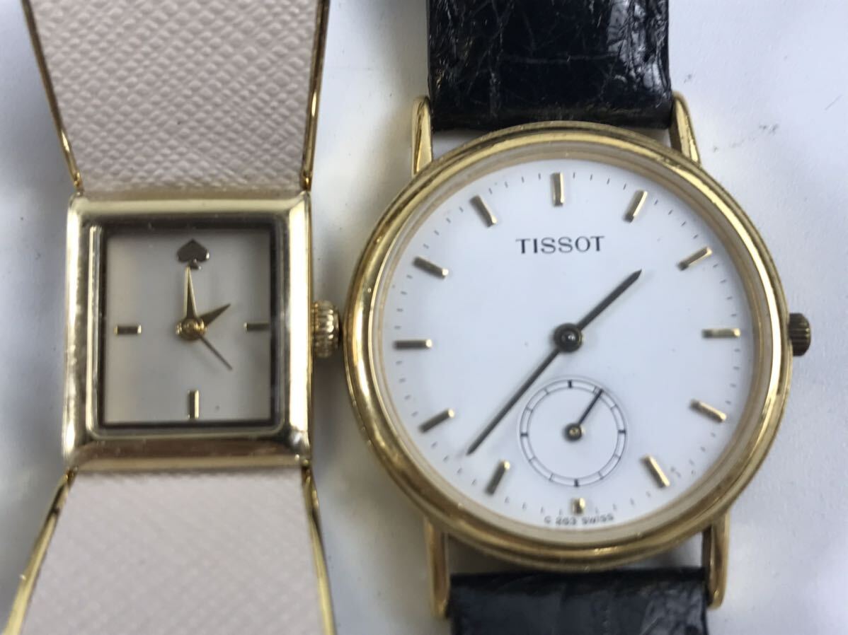 1000円〜●★稼働未確認★ 腕時計 置時計 ブランド 色々 コーチ ジバンシィ TISSOT ケイトスペード 他 まとめ ★okoy2495556-79★op3465_画像7