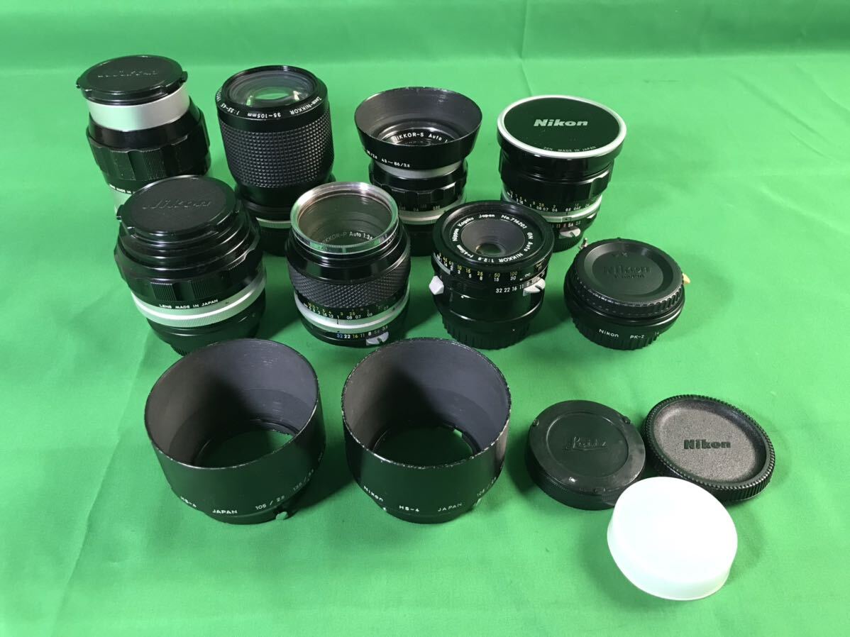 1,000 иен распродажа # работоспособность не проверялась Nikon F2 PENTAX ESPIO 70-E штатив стробоскоп линзы 1:2.8 45mm 1:3.6 20mm. суммировать okoy-2538976-323*N1182