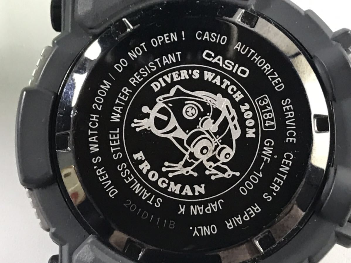 1000円〜●★稼働未確認★ 腕時計 カシオ G-SHOCK フロッグマン GWF-1000 プロテクション タフソーラー ★okoy2495688-298★op3475_画像5