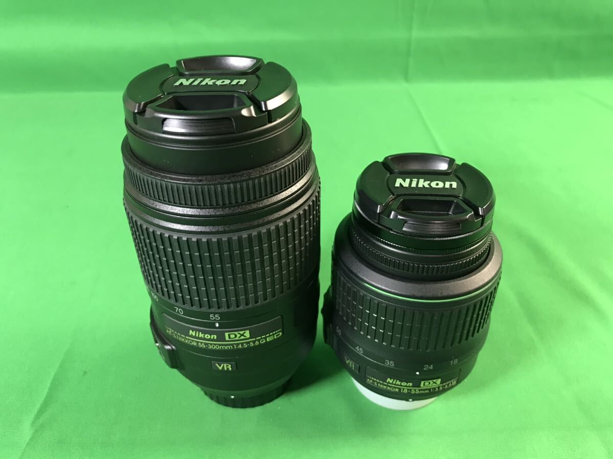 1,000円売切■ 動作未確認 Nikon D5200 LENZ 1:4.5-5.6 55-300mm 1:3.5-5.6 18-55mm 角型フィルター おまとめ okoy-2552629-116★N1195_画像4