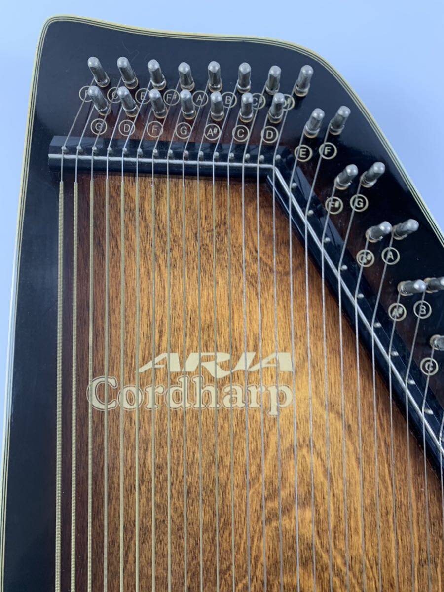 1000円~■★音出し未確認★ARIA Cordharp アリア コードハープ オートハープ ACH-21E ソフトケース付★okoy2501922-215★t8824_画像2