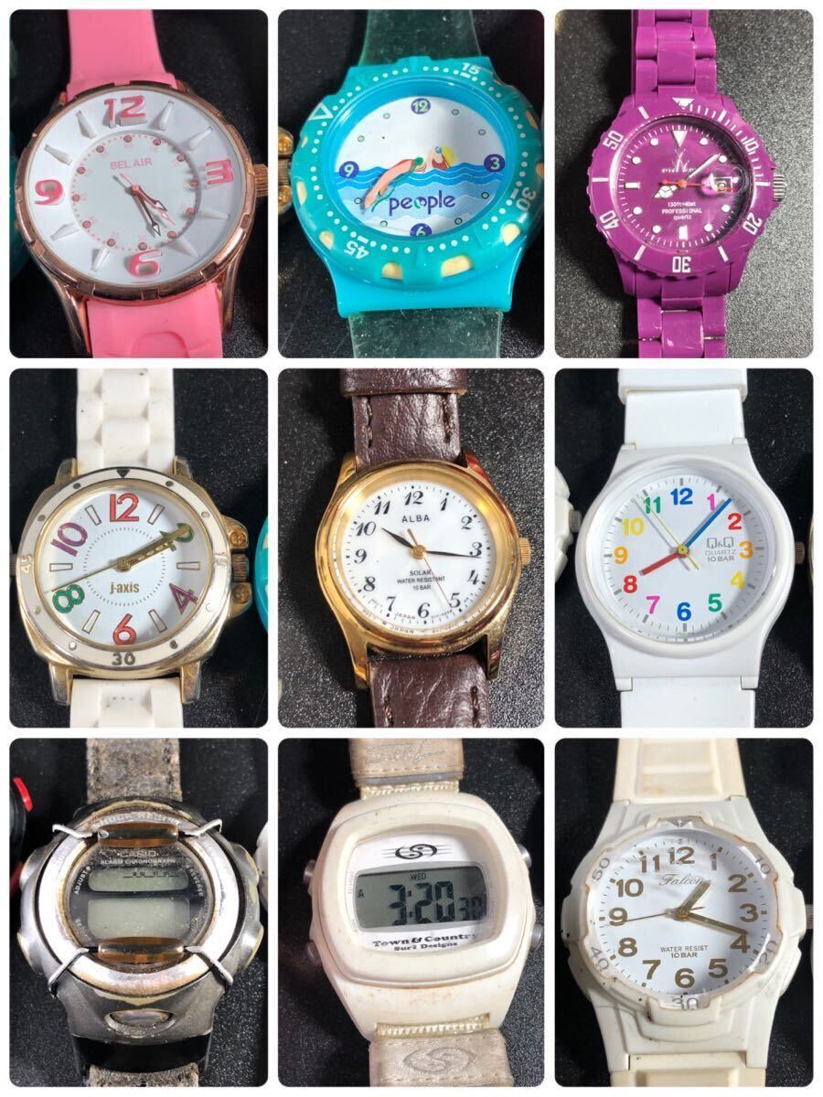 1000 jpy ~** one part operation goods * wristwatch various Casio PRIZE J-axis Folli Follie Alba character watch other summarize okoy2495688-298*rt4035