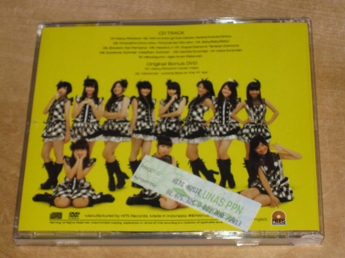 JKT48 Heavy Rotation / ヘビーローテーション Type-A CD+DVD 日本国内向け販売CD DVDは字幕付_画像2