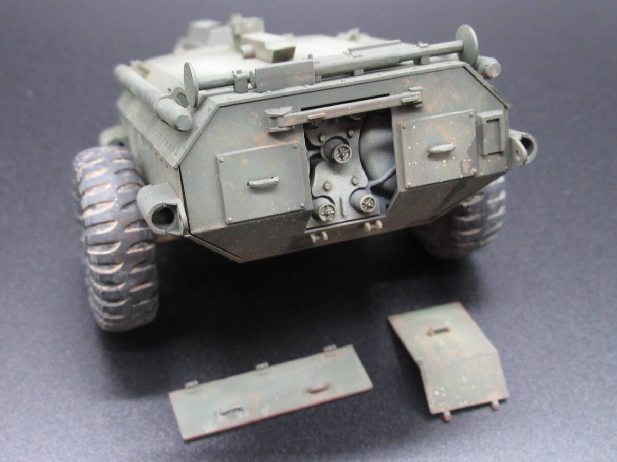 ★☆1/35 完成品　タミヤ・チャーチル クロコダイル　トレーラー付き★☆★_画像9