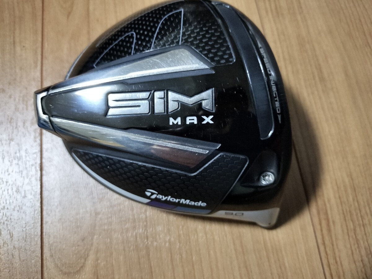 テーラーメイド SIM MAX ドライバー 9° ヘッドのみ テーラーメイド SIM MAX ドライバー 9 ヘッドのみ ヘッドカバー