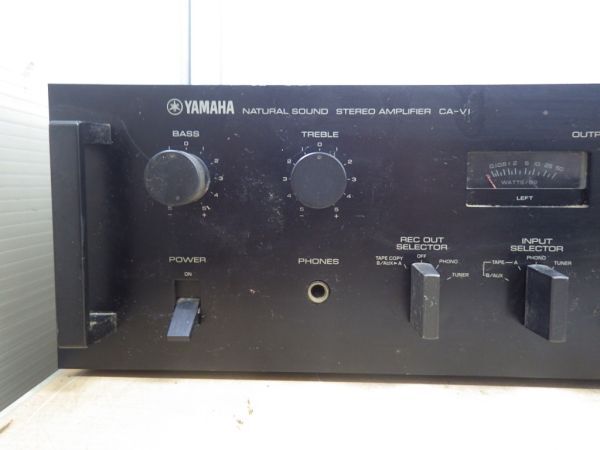 さy3017◆ヤマハ YAMAHA CA-VI NS SERIES シリーズ プリメインアンプ 中古_画像6