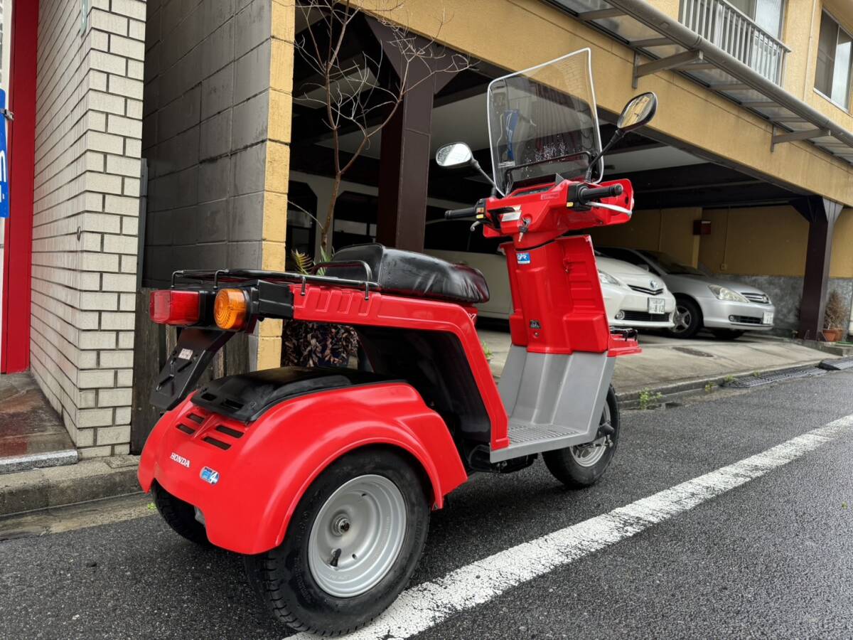 広島市中区発☆1円スタート売り切り　ホンダTD02型　ジャイロX インジェクション車　3輪　綺麗め　好調不具合なし　鍵と登録書類あり_画像2