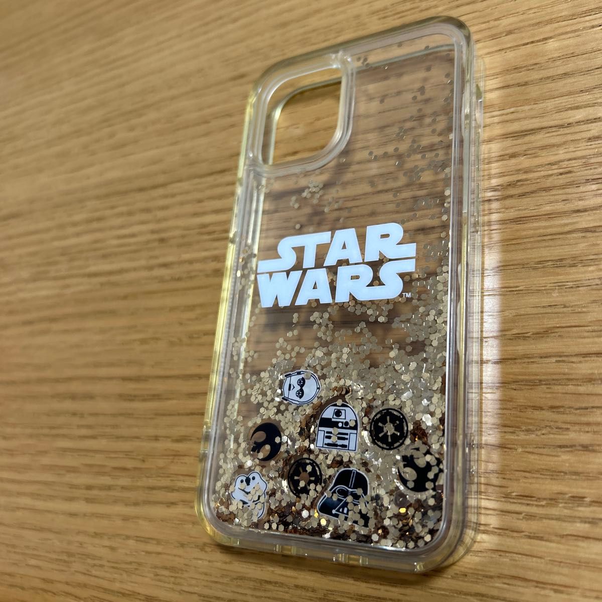 iPhone 12mini スマホケース カバー スターウォーズ　star wars ラメ入り