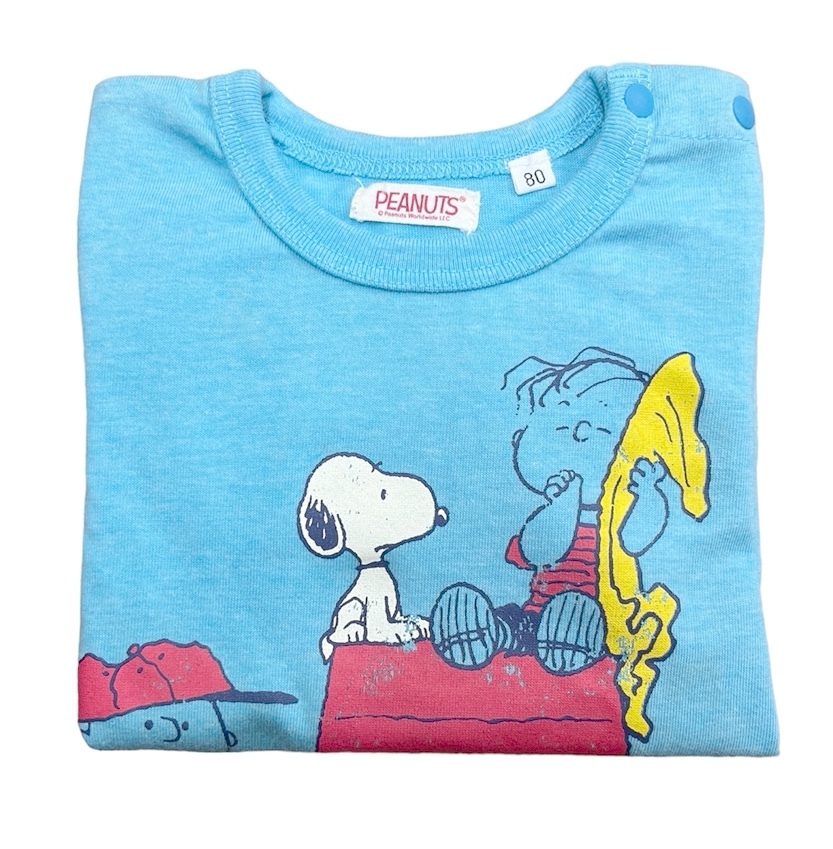 ★即決★新品タグ付 ピーナッツ PEANUTS★スヌーピー 両面プリント 長袖Tシャツ★ベビー 80cm（1才目安）￥1650_画像5