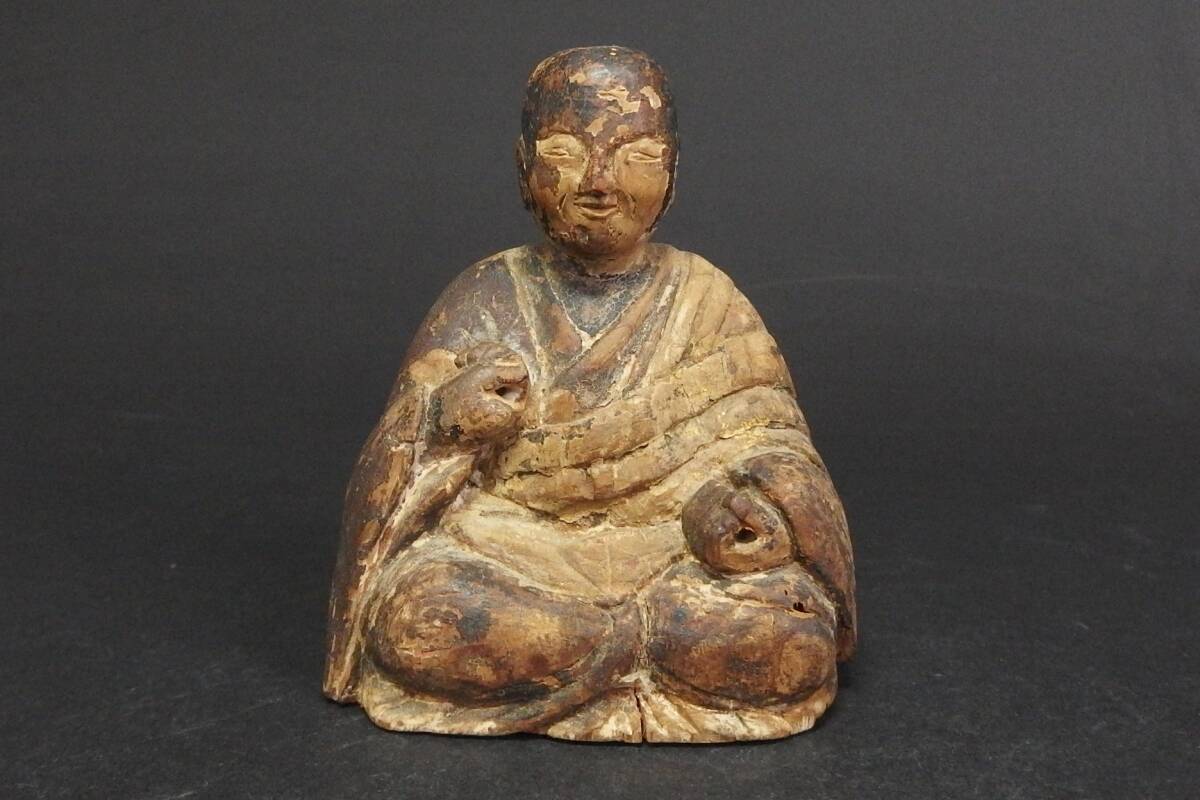 【240325②】鎌倉～江戸時代 古木彫り仏像三体 仏教美術の画像8