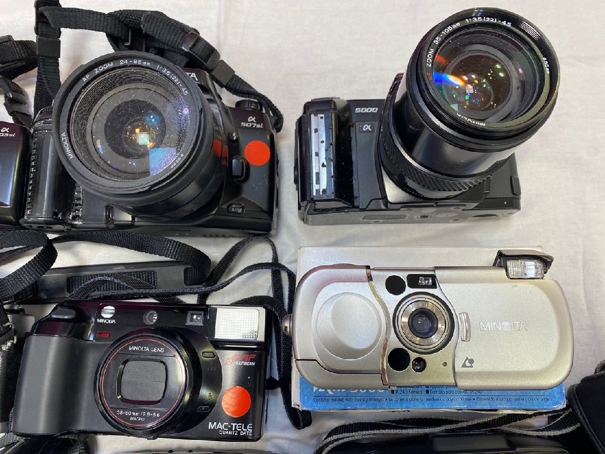 【8CS多02010F】★１円スタート★カメラ★MINOLTA★ミノルタ★Capios 140★507si★303si★フィルムカメラ★まとめ★動作未確認★_画像5