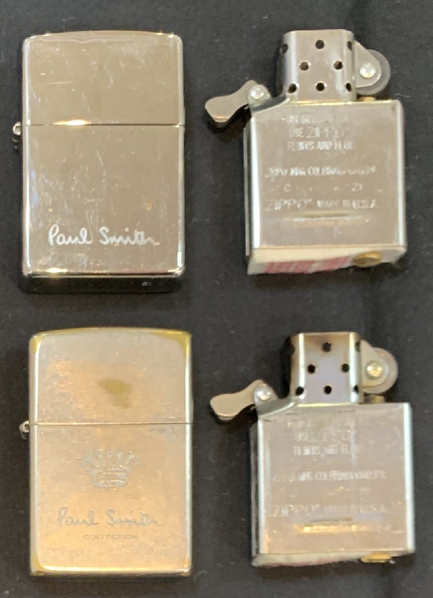 【5EH島02005F】１円スタート★Zippo★PoulSmith Collection★CROWN★2019年/2021年★HUNTINGWORLD★1998年/1999年★オイルライター★喫煙_画像6