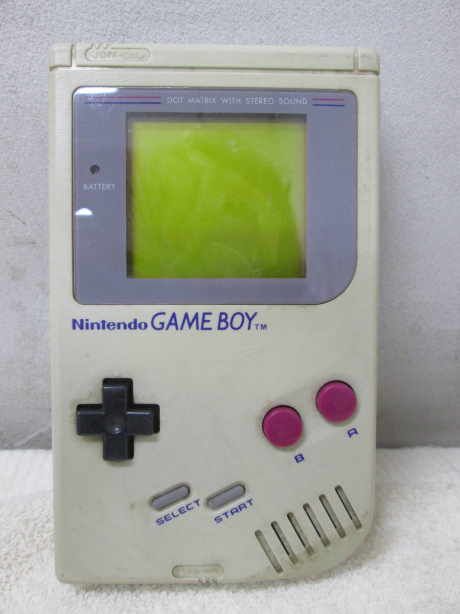 (14)♪訳あり 初代 ゲームボーイ GAMEBOY DMG-01 Nintendo 任天堂 本体のみ 2点 ジャンク品の画像5