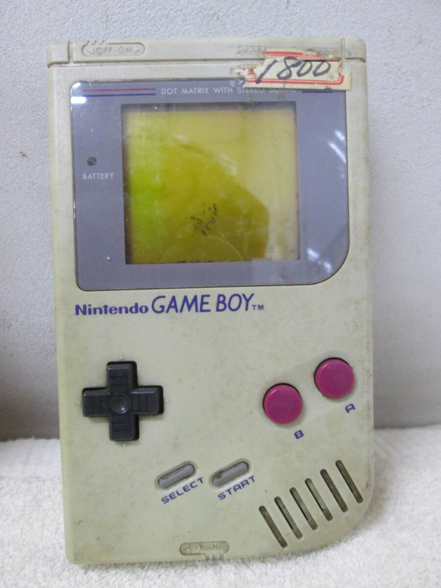 (14)♪訳あり 初代 ゲームボーイ GAMEBOY DMG-01 Nintendo 任天堂 本体のみ 2点 ジャンク品の画像6