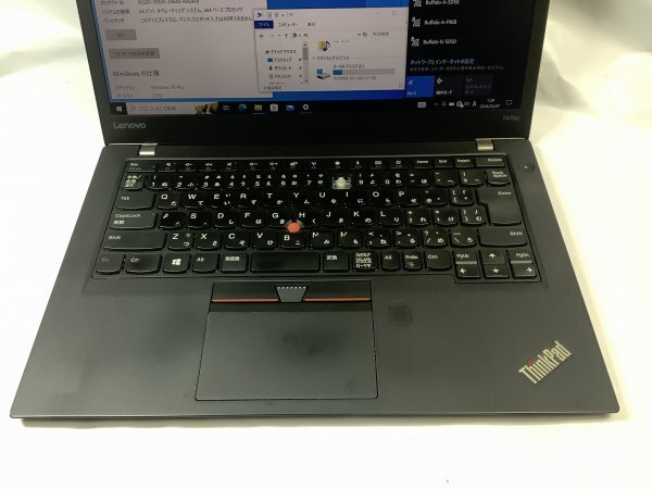 お宝アキバ/中古品7日保証 キー欠1 Wi-Fi 充電100％10h ThinkPad T470s 14.0型 Core i5-7300U 大容量メモリ16 SSD256 Win10Pro 梱80 小2386の画像4