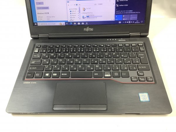 お宝アキバ/中古動作品7日保証 AC付属 Wi-Fi 充電100％で4h LIFEBOOK U727/R 12.5型 Win10Pro Core i3-7100U メ8 SSD256 梱80 小9024の画像4