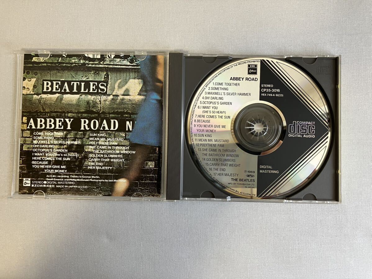 美品 アビイ・ロード ビートルズ CP35-3016 1A1 東芝EMI 回収盤 CD The Beatles Abbey Roadの画像3